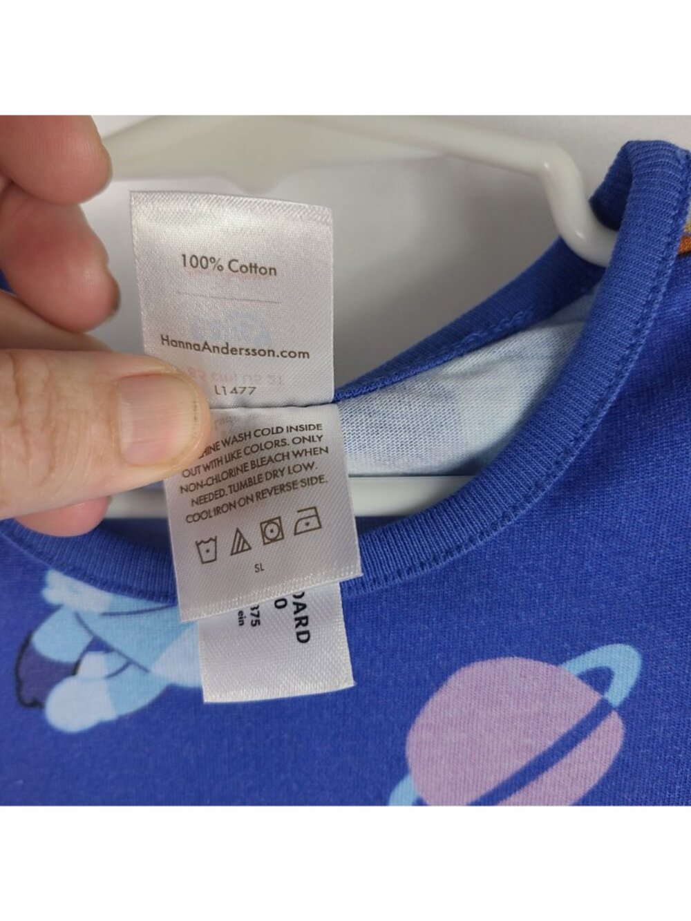 NEW Hanna Andersson Bluey Girls Long Sleeve Pocket Dress Size 2T - Picture 5 of 6